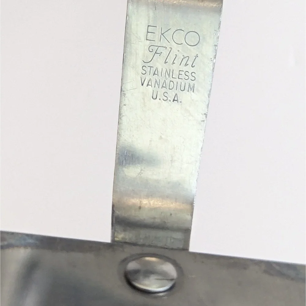 Vintage Ekco Flint Stainless USA 9.5
